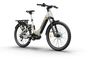 Himiway A7 Pro in Beige – Urbanes E-Bike mit breiten Reifen, Gepäckträger und bequemer Sitzposition – gemacht für entspannte Fahrten durch Stadt und Wochenende