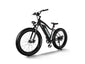 Himiway D3 Cruiser in Schwarz – All-Terrain E-Fatbike mit breiten Reifen, Federgabel und aufrechter Sitzposition für Komfort auf jedem Untergrund