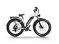 Himiway D3 Cruiser Step-Thru in Weiß – Komfortables E-Fatbike mit tiefem Einstieg, breiten Reifen und Gepäckträger, ideal für Alltag und Abenteuer