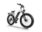 Himiway D3 Cruiser Step-Thru in Weiß – Elegantes E-Fatbike mit tiefem Einstieg, breiten Reifen und Gepäckträger, ideal für entspannte Fahrten durch Stadt und Natur