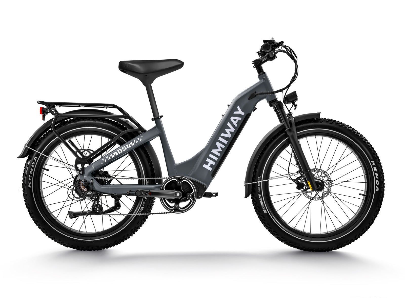 Himiway D5 Zebra Step-Thru – Komfortables E-Fatbike mit tiefem Einstieg, 4-Zoll-Reifen und 128 km Reichweite – perfekt für Alltag und Abenteuer
