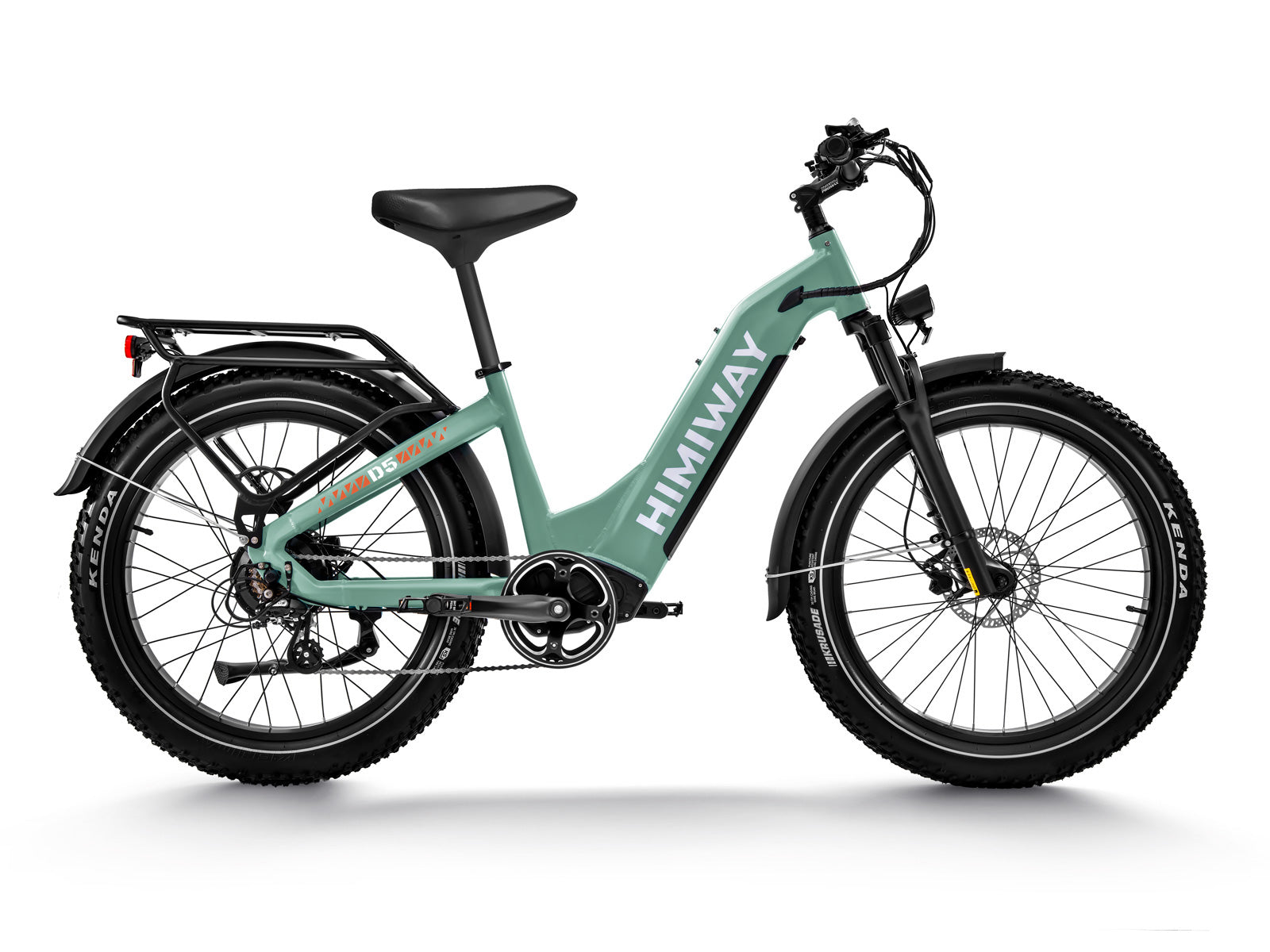 Himiway D5 Zebra Step-Thru – Tiefer Einstieg trifft auf starke Leistung: 960 Wh Akku, 128 km Reichweite und fette 4-Zoll-Reifen für jedes Terrain